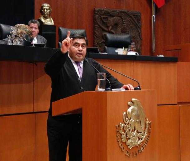 Presidió el Senado de México de 2014 a 2015