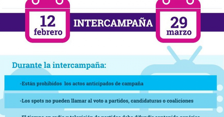 Terminan Precampañas, El INE Llama A Aspirantes Y Partidos A Respetar ...